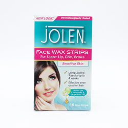 Jolen Face Wax Strips