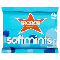 Trebor Softmint Spearmint 4 Pack multipack 179g x 18